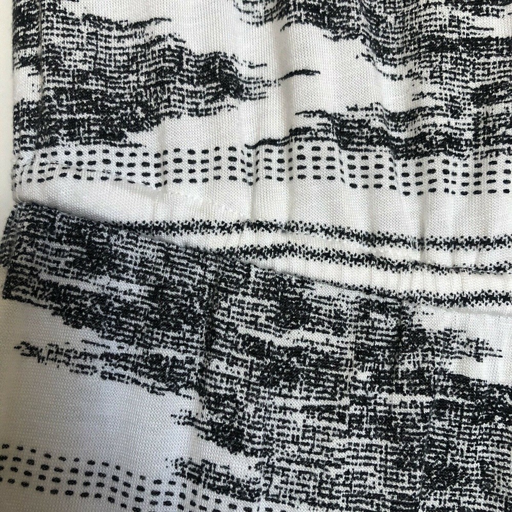 Joie Strapless Piah Maxi Long Dress White Gray Sz XS Elastic Waist Stretchy Knit - Picture 5 of 6